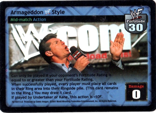 Armageddon WWF Style (Vince)